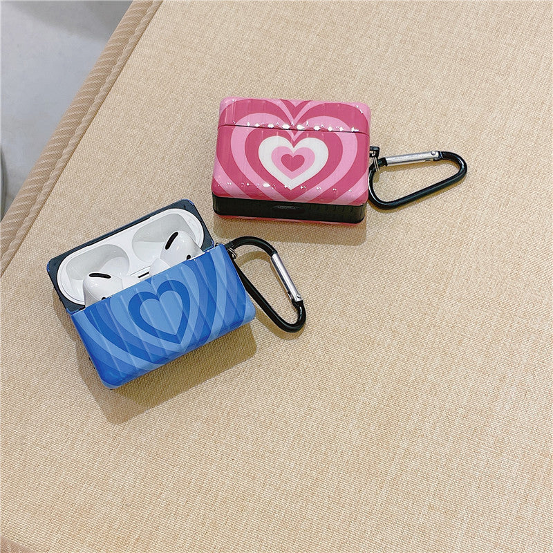 Love Heart Circle Earphone Case