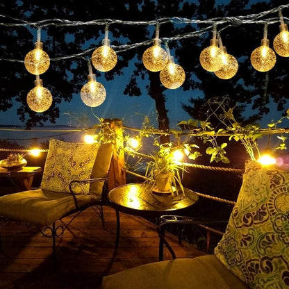 16 LED Crystal Balls String Light